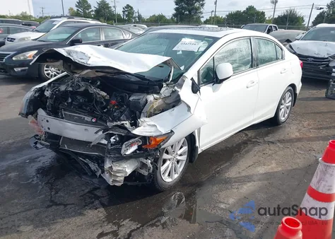2012 Honda Civic Ex-L from USA, damaged, VIN 19XFB2F99CE047724